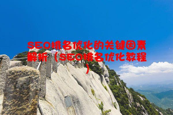 SEO排名优化的关键因素解析（SEO排名优化教程）