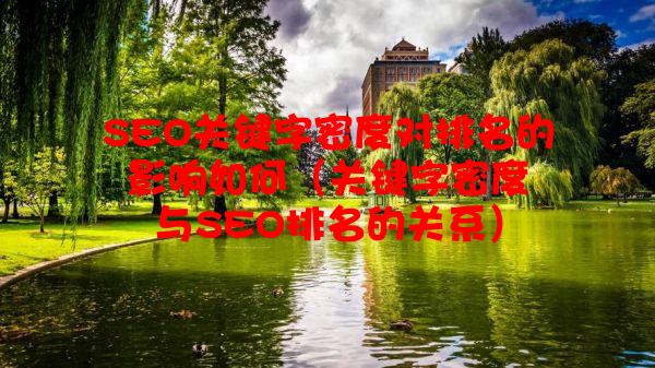 SEO关键字密度对排名的影响如何（关键字密度与SEO排名的关系）